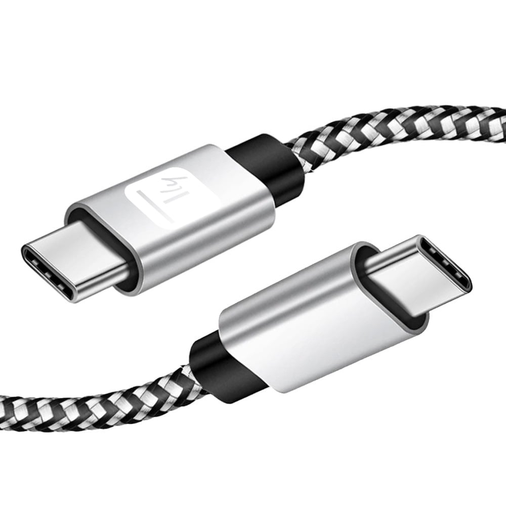 USB-C Male 2.0 USB-C Male 3 A 1 m Aluminium - Techly IOC MU 2 CC- 010 -AL