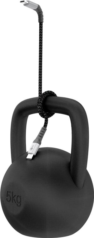 USB-C USB Cable A Metal Connectors and Coating Fabric 1,0 m - Goobay ICOC MU 3 CA- 010 -TS
