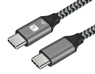 USB-C Cable Male 3.2 / USB-C Male 3 A 60 W 2 m Aluminium - Techly ICC MU 3 CC- 60 W 20 B