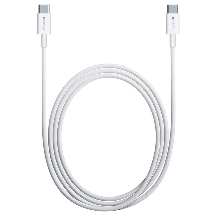 Cable USB 4 Gen 2 EPR USB-C M/M 20 G 240 W PD 3.1 4 K E-Mark certificate 2 m - Techly ICC MU 4 - 20 G 240 W 2