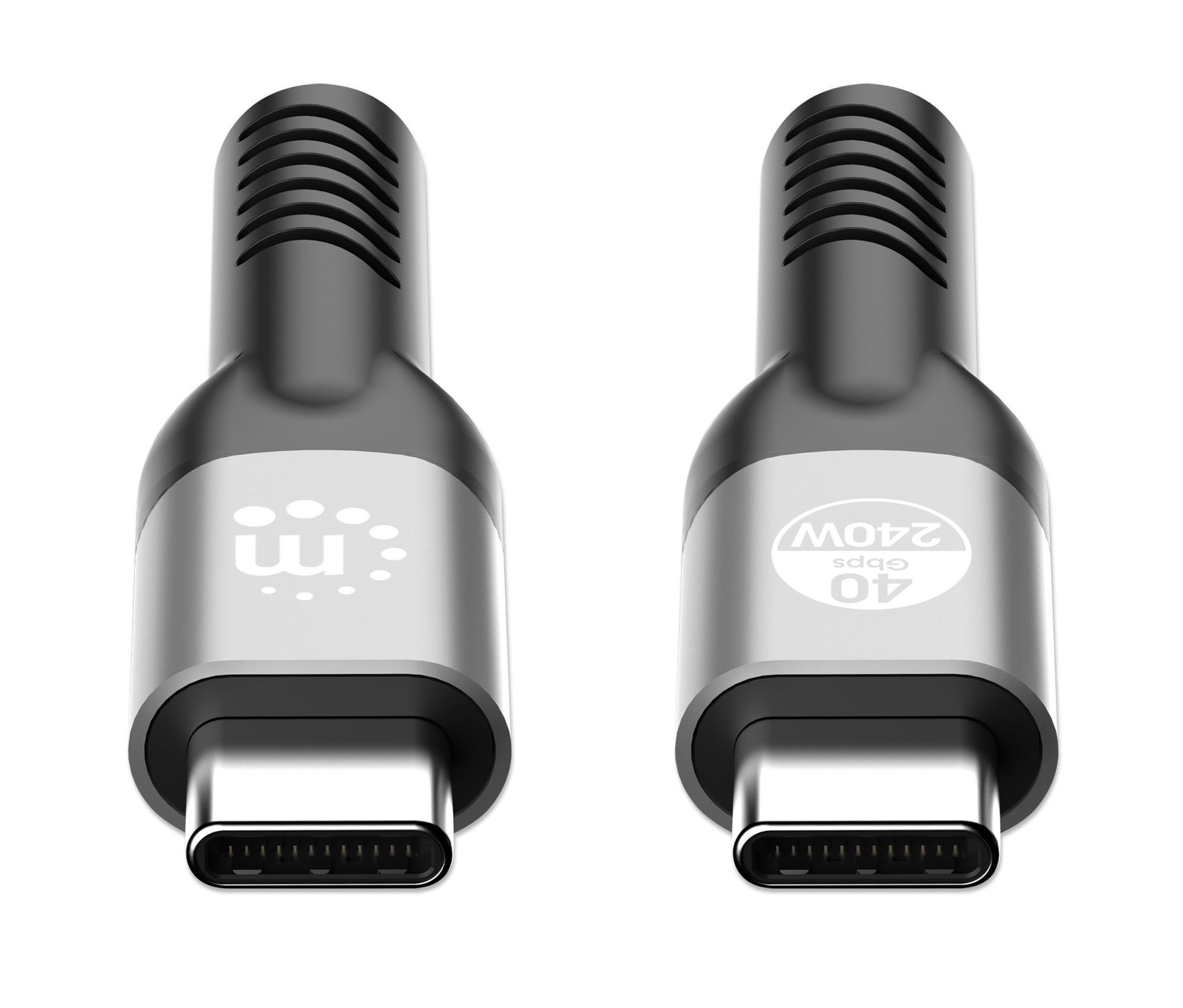 Cavo USB4 EPR USB-C™ M/M 40G 240W PD 3.1 8K E-Mark 1m - Manhattan ICOC MU4-40G240W1M