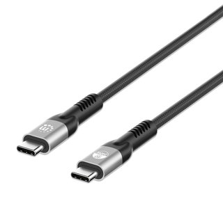 Cavo USB4 EPR USB-C M/M 40G 240W PD 3.1 8K E-Mark 2m - Manhattan ICOC MU4-40G240W2M
