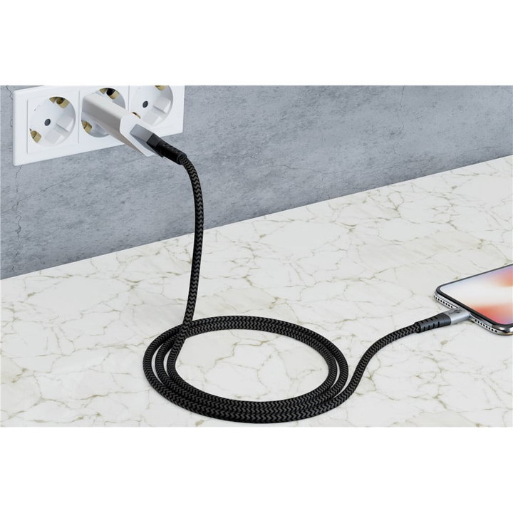 Cavo Micro USB Guaina Intrecciata USB 2.0 A M/MicroB M 2m - Goobay ICOC MUSB-020-TS