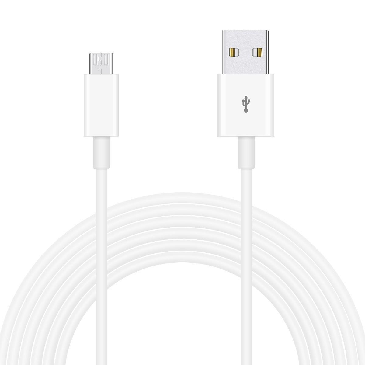 USB/Micro-USB 1 Quick Charge Cable White - Manhattan ICOC MUSB-A- 010 FCW