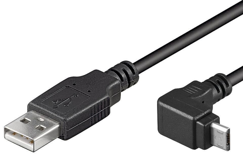 Cavo USB A Maschio a MICRO B Maschio Angolato 1,8m - Goobay ICOC MUSB-A-018ANG
