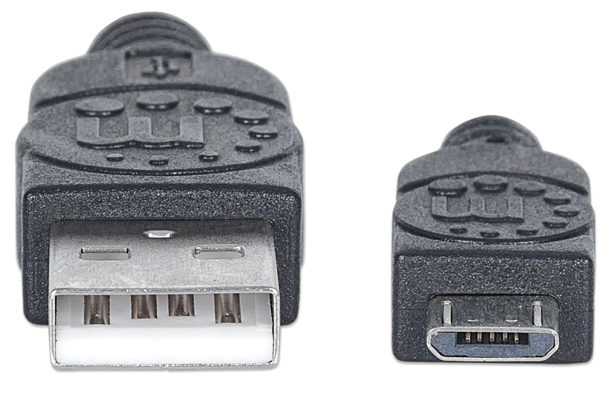 Cavo USB 2.0 A maschio/Micro B maschio 3m Nero - Manhattan ICOC MUSB-A-030