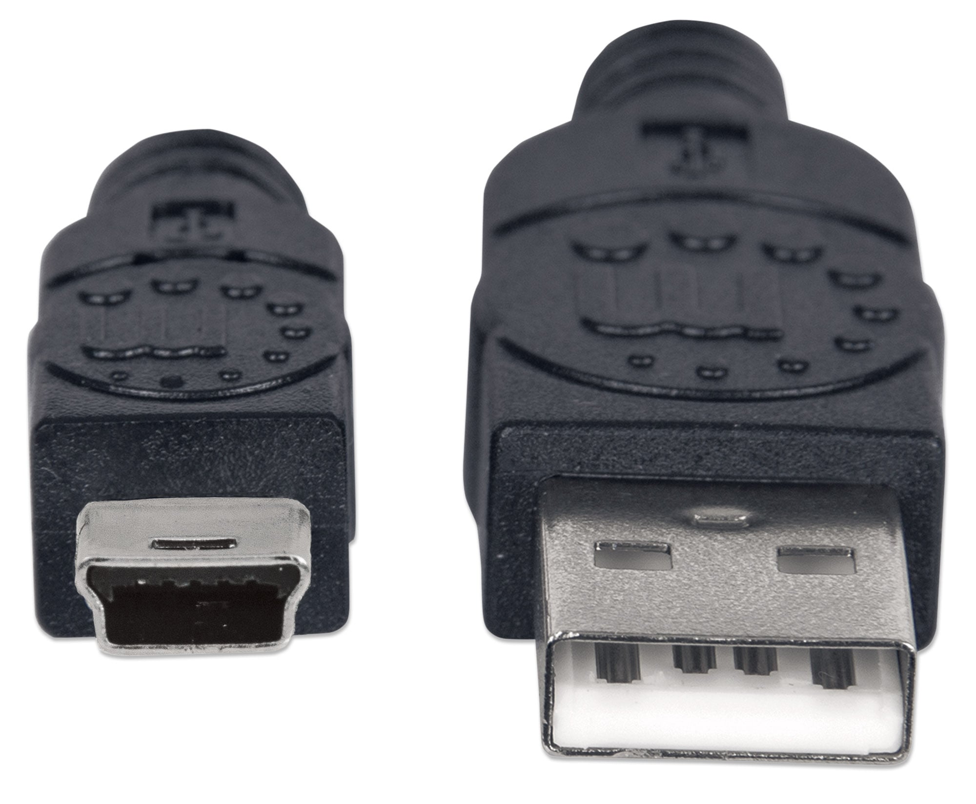Cavo USB 2.0 A maschio/mini B 5 pin maschio 1m Nero - Manhattan ICOC MUSB-AA-010