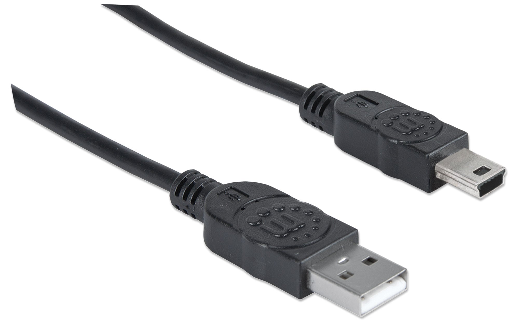 Cavo USB 2.0 A maschio/mini B 5 pin maschio 4,5m Nero - Manhattan ICOC MUSB-AA-045