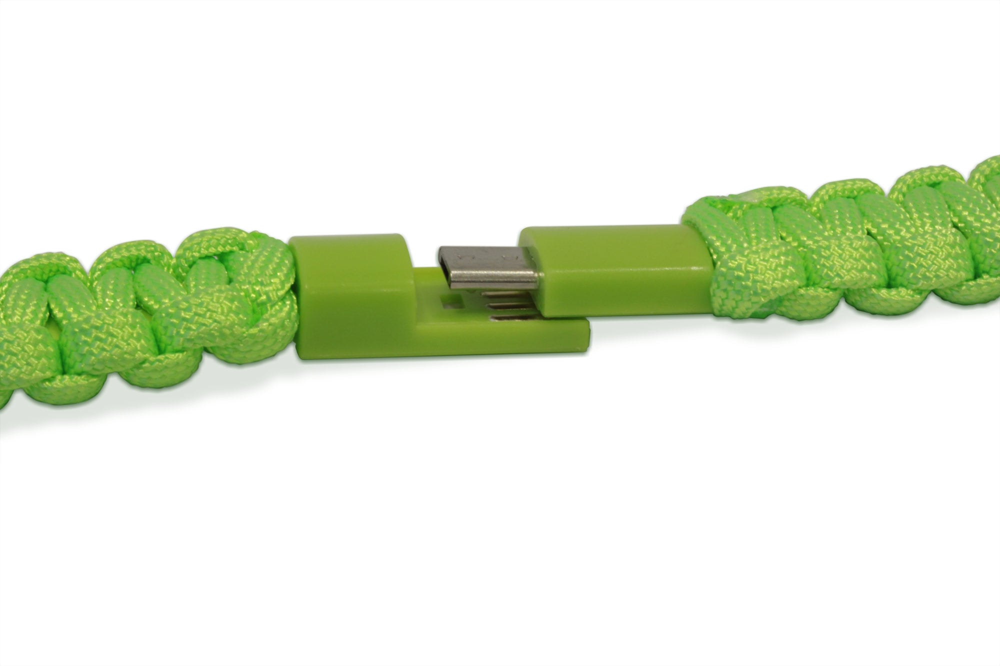 Paracord Bracelet with Blue Micro USB - Manhattan ICOC MUSB-BRACB