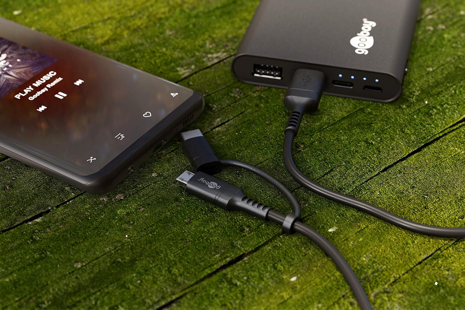 Cavo USB A / Micro B con Adattatore USB-C™ - Goobay ICOC MUSB-USBC