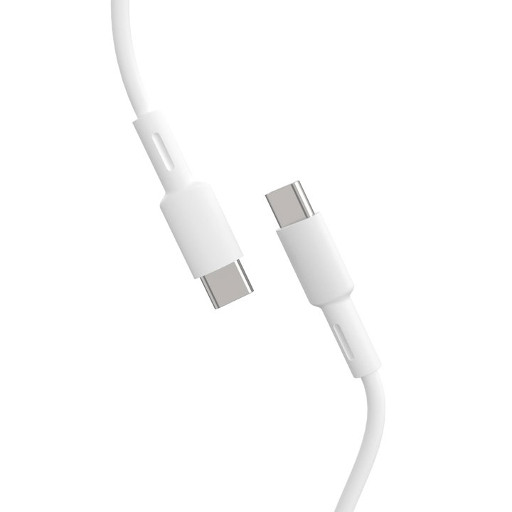 USB-C Cable Male/Male USB 2.0 2 m White - Techly ICOC MUSB 20 -C 60 W 2