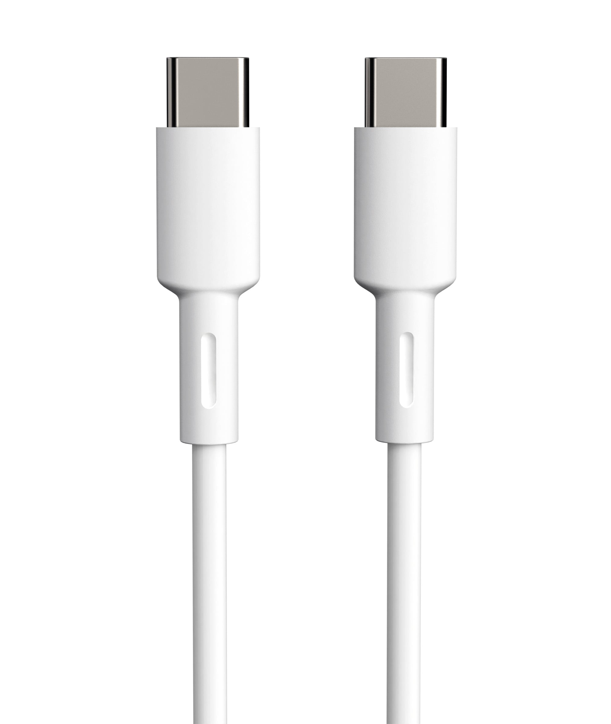 USB-C Cable Male/Male USB 2.0 2 m White - Techly ICOC MUSB 20 -C 60 W 2