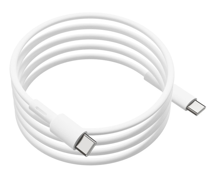 USB-C Cable Male/Male USB 2.0 2 m White - Techly ICOC MUSB 20 -C 60 W 2