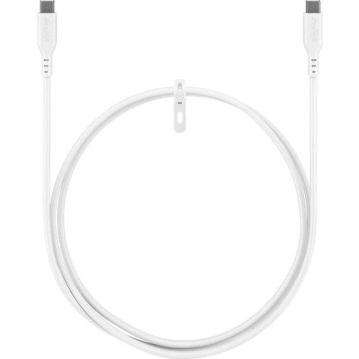 Cavo USB-C Maschio/Maschio USB 2.0 in Silicone 1,5m Bianco - Goobay ICOC MUSB20-C615SW