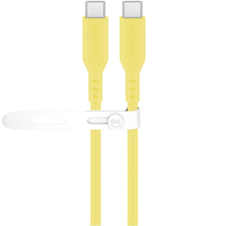 Cavo USB-C Maschio/Maschio USB 2.0 in Silicone 1,5m Giallo - Goobay ICOC MUSB20-C615SY