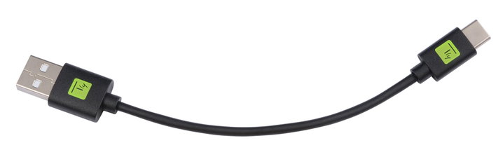 2.0 / USB-C Male 0,1 m Black - Techly ICOC MUSB 20 -CMAM 01 T