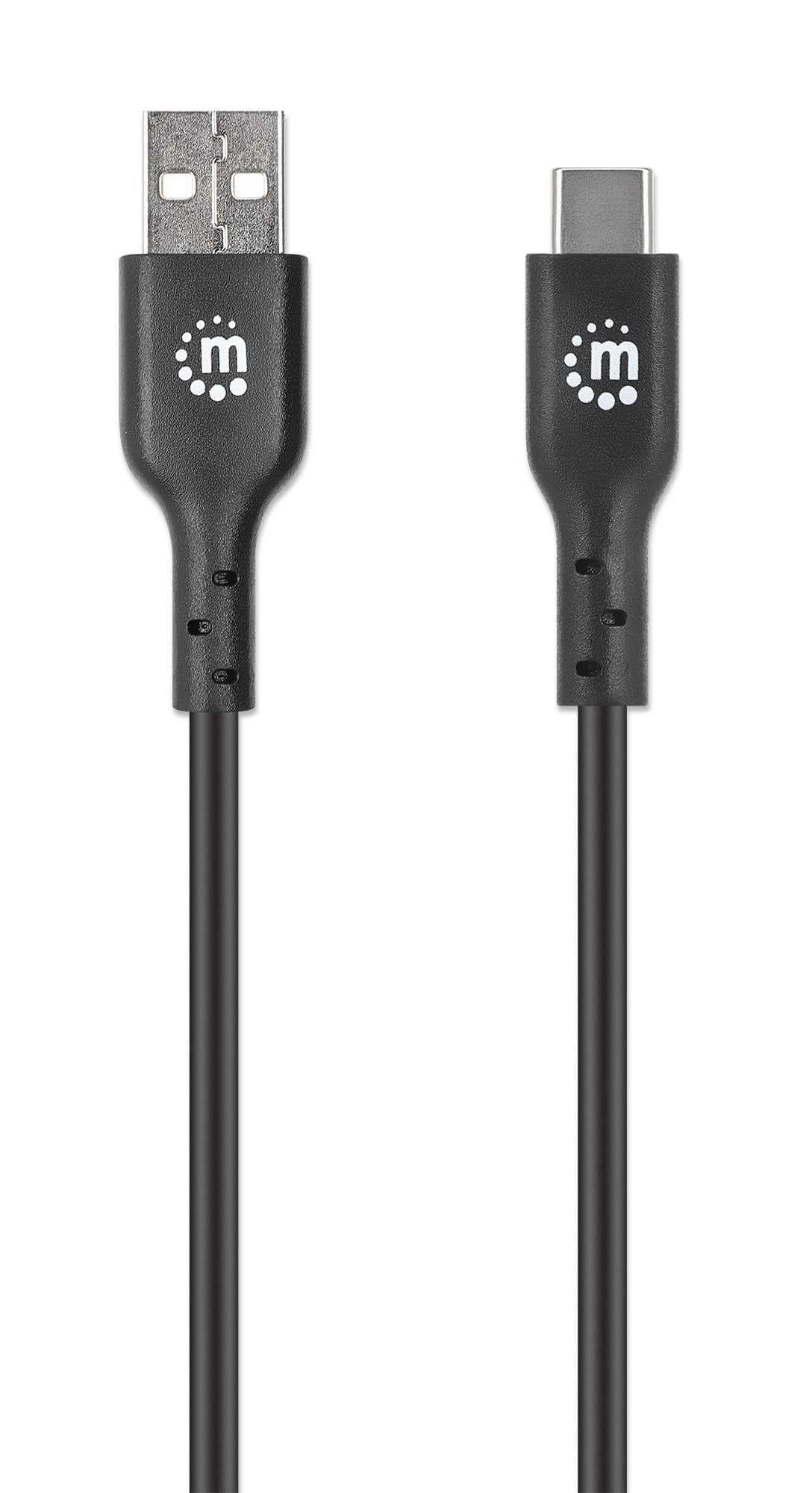 Cavo HiSpeed USB A Maschio / USB-C Maschio 0,5m Nero - Manhattan ICOC MUSB20-CMAM05