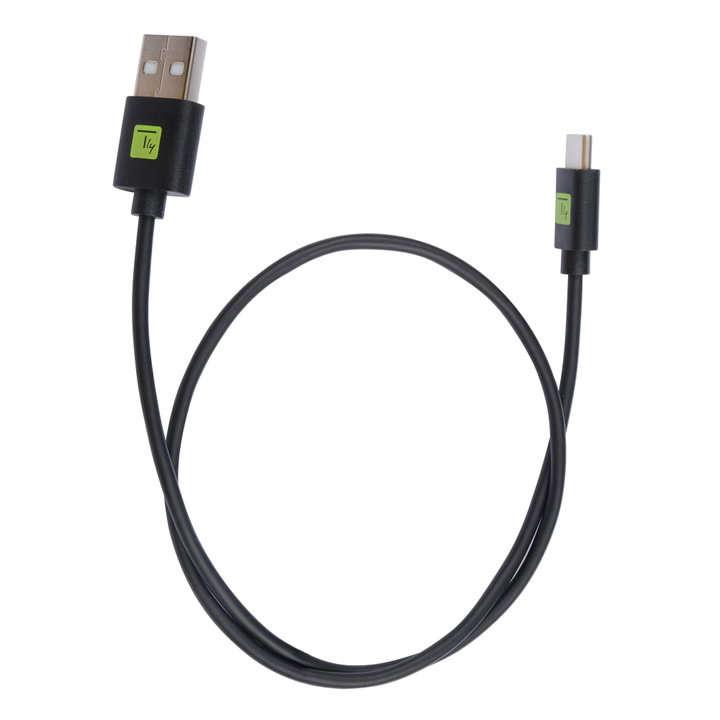 Cavo USB A Maschio 2.0 / USB-C Maschio 0,5m Nero - Techly ICOC MUSB20-CMAM05T