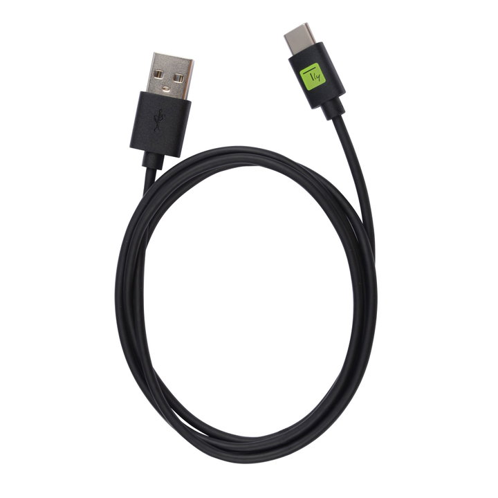 2.0 / USB-C Male 1 m Black - Techly ICOC MUSB 20 -CMAM 10 T
