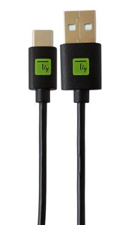 2.0 / USB-C Male 2 m Black - Techly ICOC MUSB 20 -CMAM 20 T