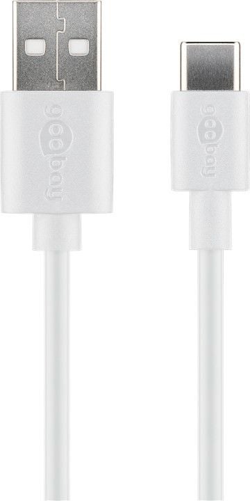 2.0 USB Cable Male / USB-C Male 3 m White - Goobay ICOC MUSB 20 -CMAM 30 W