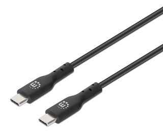 USB-C M/M USB 2.0 2 m Black 3 A - Manhattan ICOC MUSB 20 -CMCM 20 M