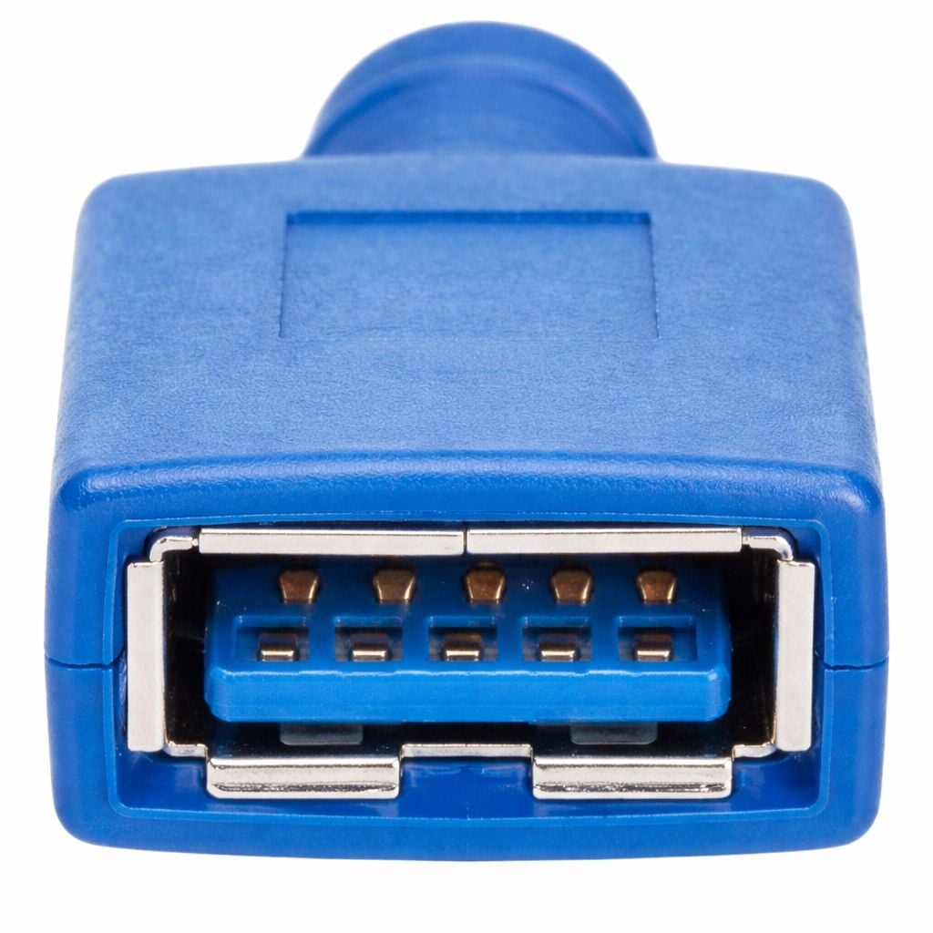 Cavo Superspeed USB A Femmina USB-C™ Maschio 15cm Blu - Manhattan ICOC MUSB31-CMAF02