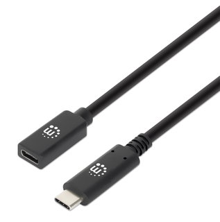 Cavo Prolunga USB 3.2 Gen 2 USB-C Maschio/Femmina 0,5m Nero - Manhattan ICOC MUSB31-CMCF05