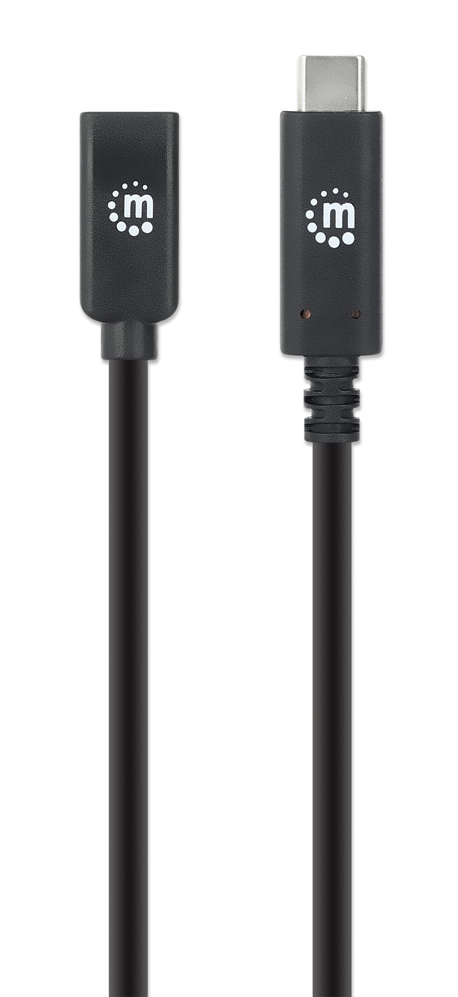 Cavo prolunga USB 3.2 Gen 2 SuperSpeed+ USB-C™ Maschio/Femmina 0,5m Nero - Manhattan ICOC MUSB31-CMCF05