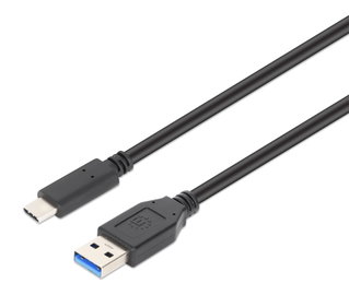Cavo USB 3.2 Gen2 A maschio / USB-C maschio 1m nero - Manhattan ICOC MUSB312-CMAM10