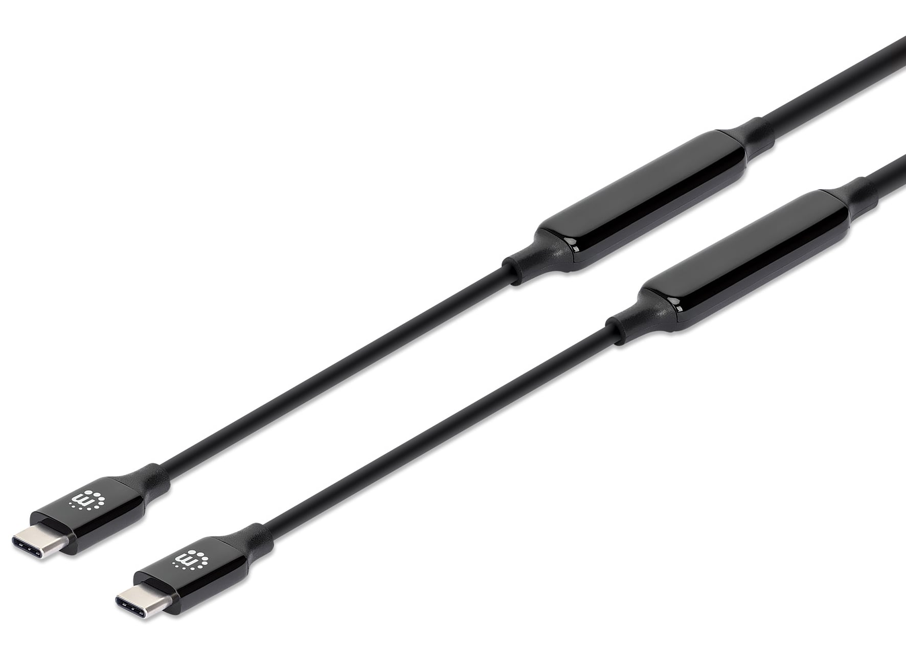 Cavo USB-C™ Maschio/Maschio USB 3.2 Gen2 SuperSpeed 5m Nero - Manhattan ICOC MUSB32-CMCM50
