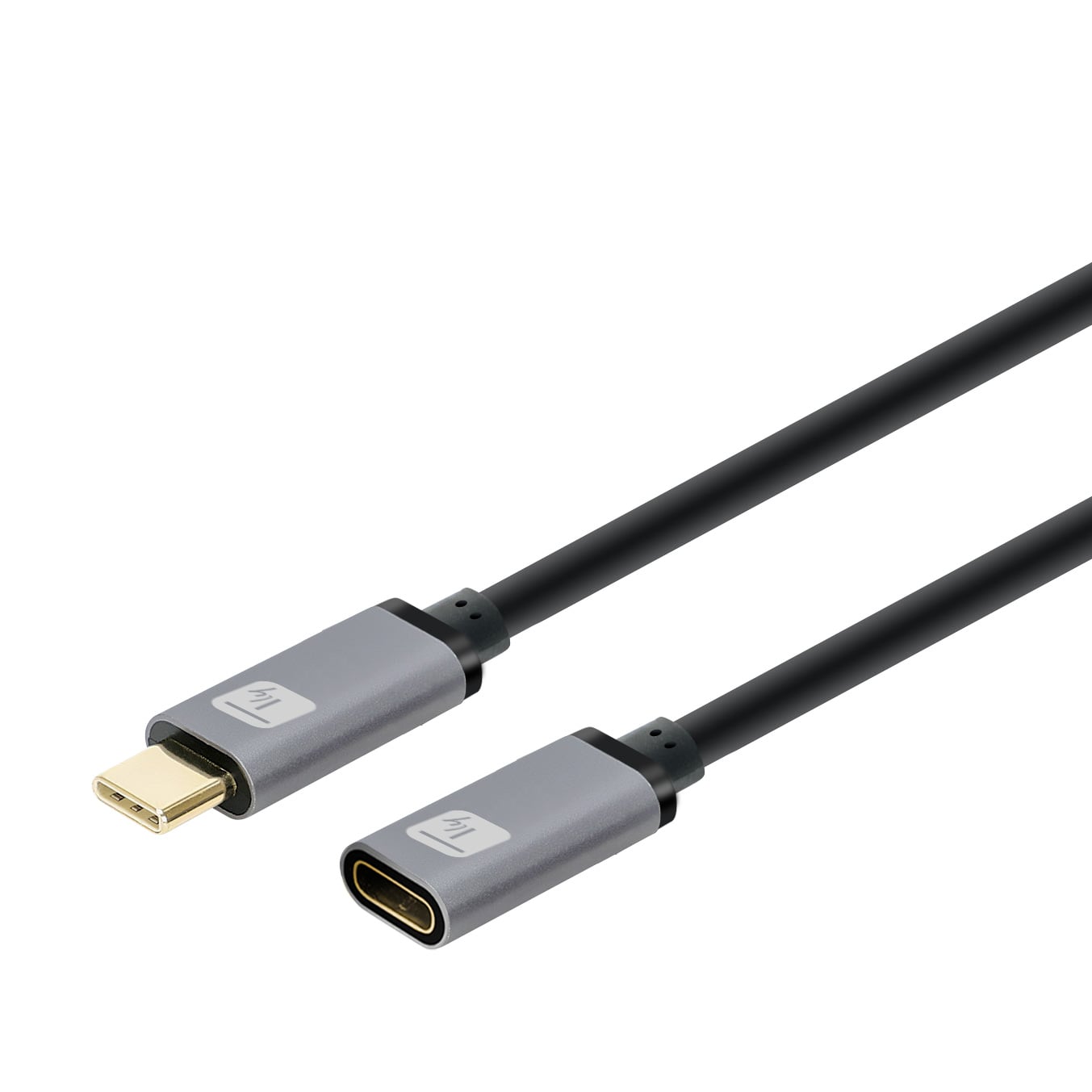 Cavo prolunga USB 3.2 Gen 2 USB-C™ M/F 1m Nero - Techly ICOC MUSB322-CMF-010
