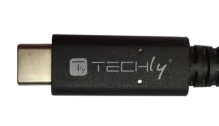 Cavo USB 4 Gen 3 Type-C™ Thunderbolt M/M E-Mark 8K 40Gbps 100W PD 0,8m Nero - Techly ICOC MUSB40-CMCM08