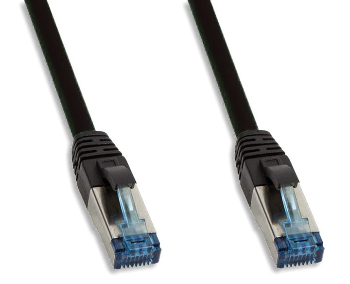 Cavo Patch Cat6A S/FTP PUR IP20 UV 20m Nero - Logilink ICOC PUR6-200B