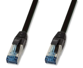 Cavo Patch Cat6A S/FTP PUR IP20 UV 50m Nero - Logilink ICOC PUR6-500B