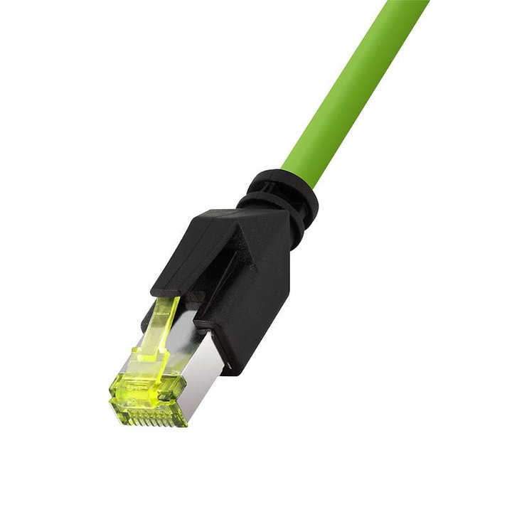 Cavo di Rete Industriale M12 RJ45 Cat6A SFTP PUR 0,5m - Logilink ICOC PUR6A-M12X-005