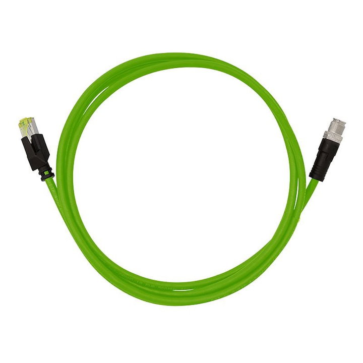 Cavo di Rete Industriale M12 RJ45 Cat6A SFTP PUR 1m - Logilink ICOC PUR6A-M12X-010