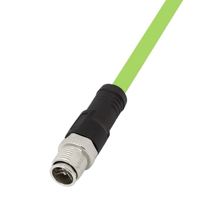 Cavo di Rete Industriale M12 RJ45 Cat6A SFTP PUR 5m - Logilink ICOC PUR6A-M12X-050