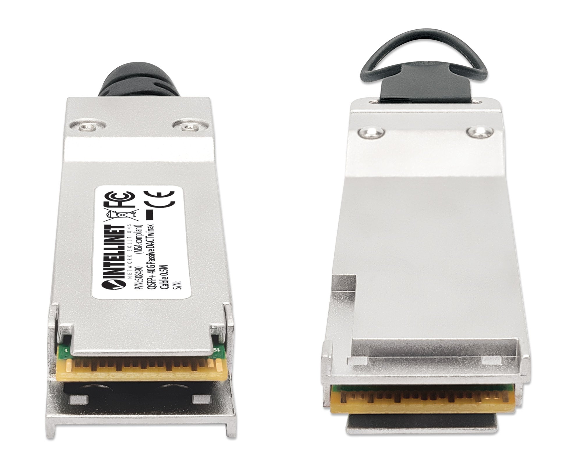 Cavo in Rame Twinax DAC Passivo QSFP+ 40G 0,5m - Intellinet ICOC QSFP-005