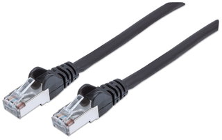 Cavo Patch Cat7 Plug RJ45 6A S/FTP LSZH 0,5m Nero - Intellinet ICOC R7-7SS-005-BK