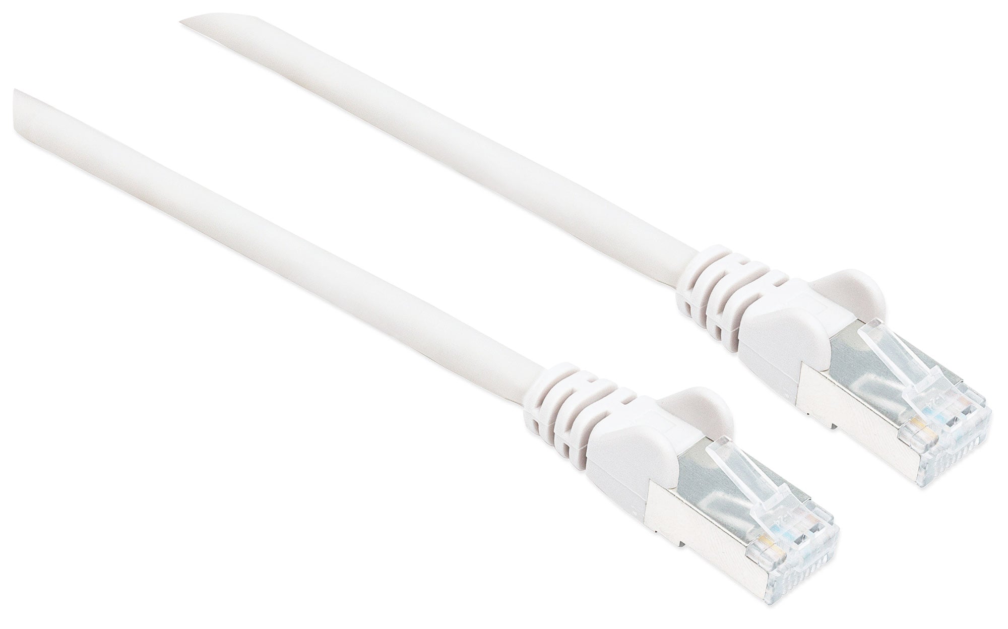 Cavo Patch Cat7 Plug RJ45 6A S/FTP LSZH 2m Bianco - Intellinet ICOC R7-7SS-020-WH