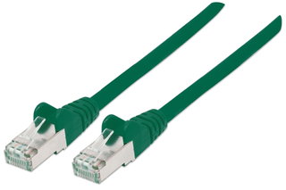 Cavo Patch Cat7 Plug RJ45 6A S/FTP LSZH 10m Verde - Intellinet ICOC R7-7SS-100-GR