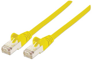 Cavo Patch Cat7 RJ45 6A S/FTP LSZH 10m giallo - Intellinet ICOC R7-7SS-100-YE