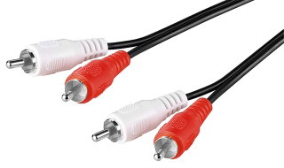 Cable Extension Stereo RCA Chinch 2 x RCA M/M 2,5 m - GOOBAY ICOC RCA- 020
