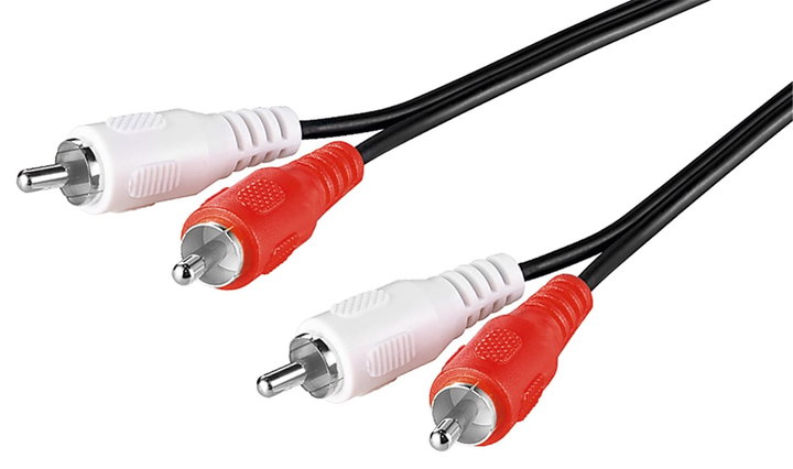 Cable Extension Stereo RCA Chinch 2 x RCA M/M 10 m - Goobay ICOC RCA- 100