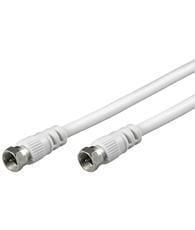 Cavo Antenna Satellite F/F 1,5m bianco - ICOC SAT-015