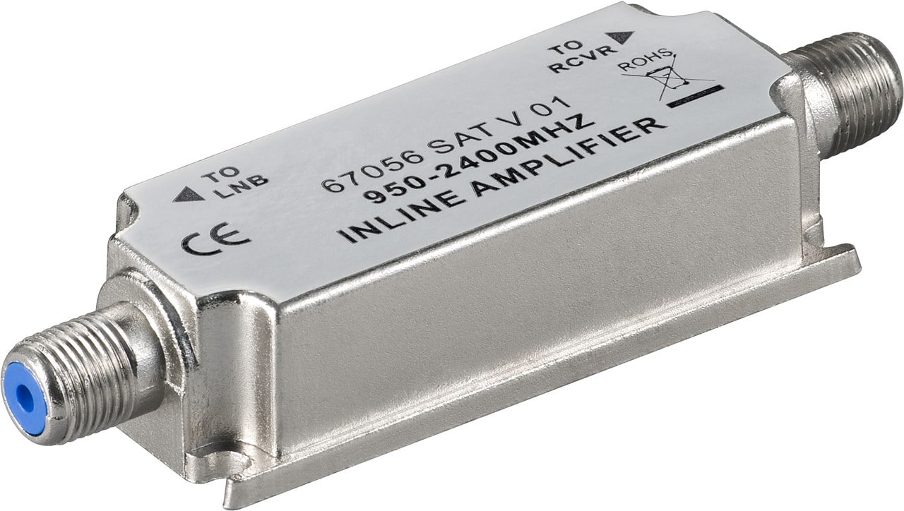 Amplificatore di Linea Antenna SAT 950 MHz - 2400 MHz - Goobay ICOC SAT-AMP-950
