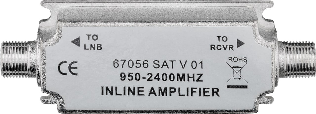 Amplificatore di Linea Antenna SAT 950 MHz - 2400 MHz - Goobay ICOC SAT-AMP-950