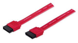 Shielded SATA 50 cm data cable - Manhattan ICOC SATA- 050