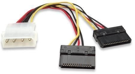 Cavo alimentazione a Y SATA per 2 HDD 15 cm - Manhattan ICOC SATA-516